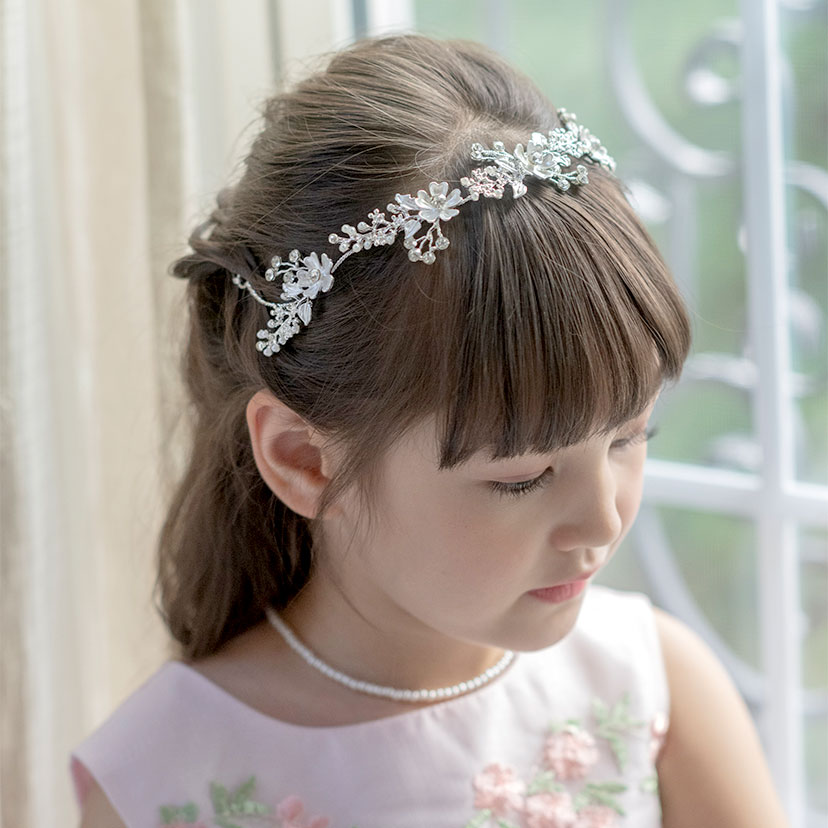 プリンセスヘッドドレスキッズカチューシャ髪飾りヘアアクセサリー