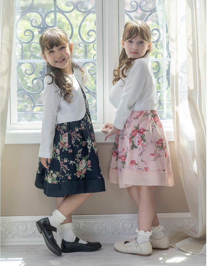 送料無料【超目玉セール】入学式 女の子スーツ フラワーブーケドレス 4  