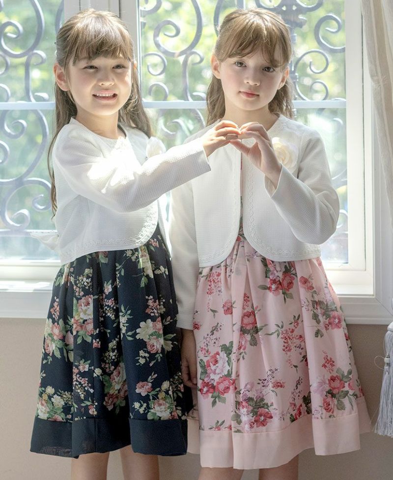 120 女の子 入学式 卒園式 式服 フォーマルアンサンブル セレモニー
