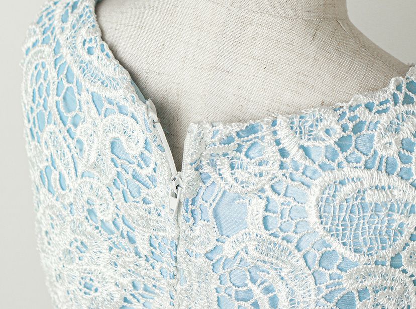 キッズドレスケミカルレースドレスミディ丈フォーマル発表会結婚式子供ドレス