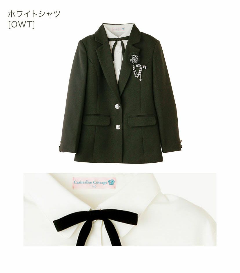 入学式女の子スーツ丸襟チェックワンピース＆ノーカラーボレロアンサンブルセットアップ白ベージュ水色フォーマル女子スーツ