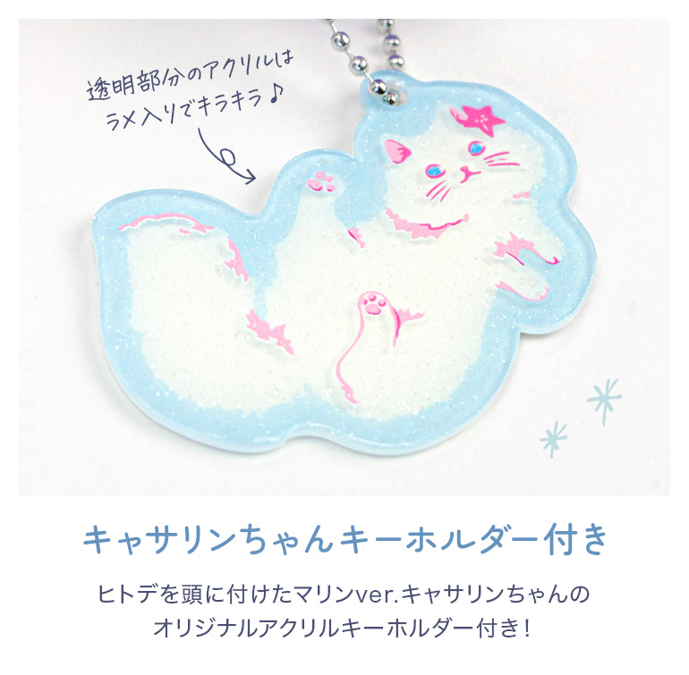 プールバッグビニールバッグ猫柄リボン柄