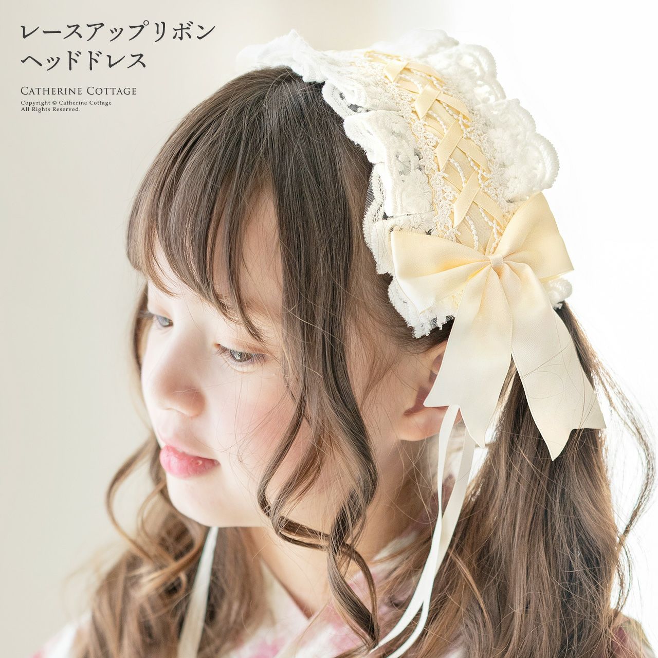 レースアップリボンヘッドドレスアクセサリーヘアアクセサリーその他アクセサリー