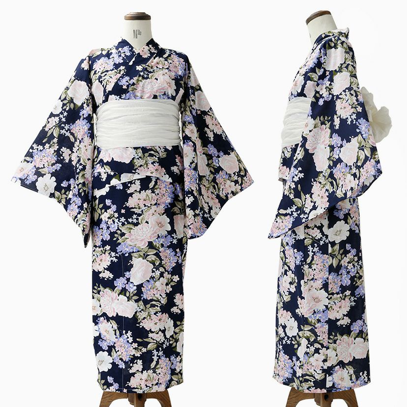 ワンピースになる2wayゆかたレディースサイズ