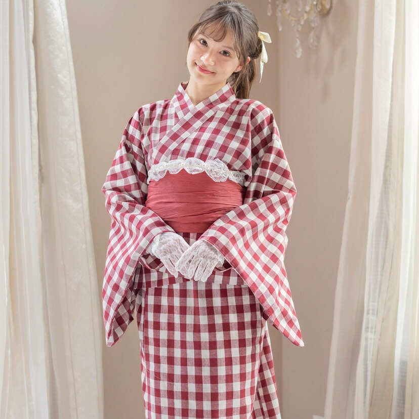 ワンピースになる2wayゆかたレディースサイズ
