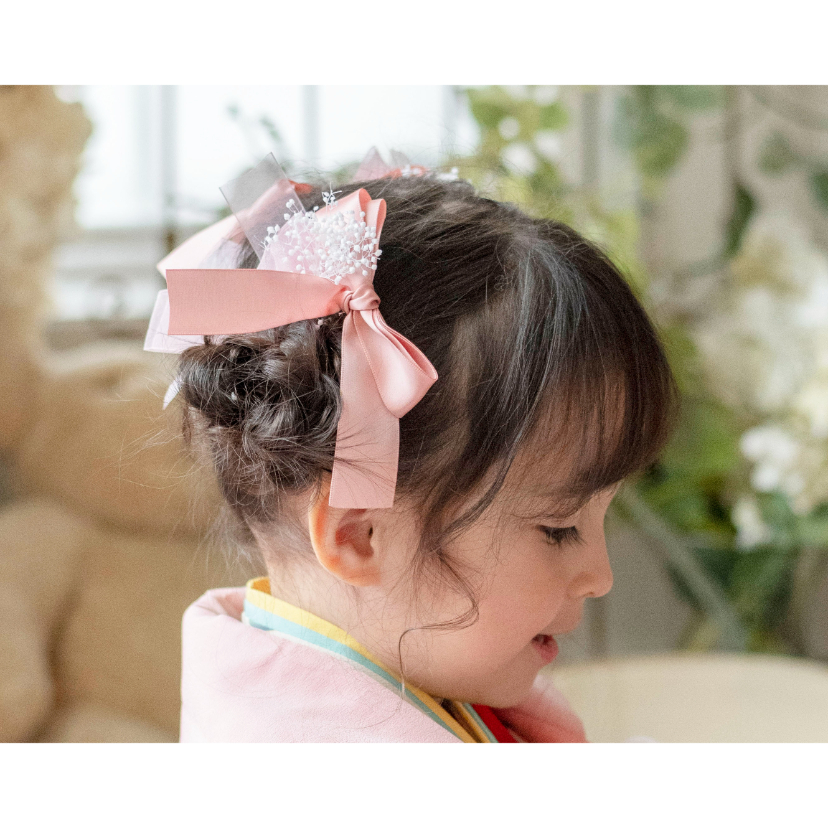 送料無料【超目玉セール】リボン＆フラワー Uピン ヘアアレンジセット