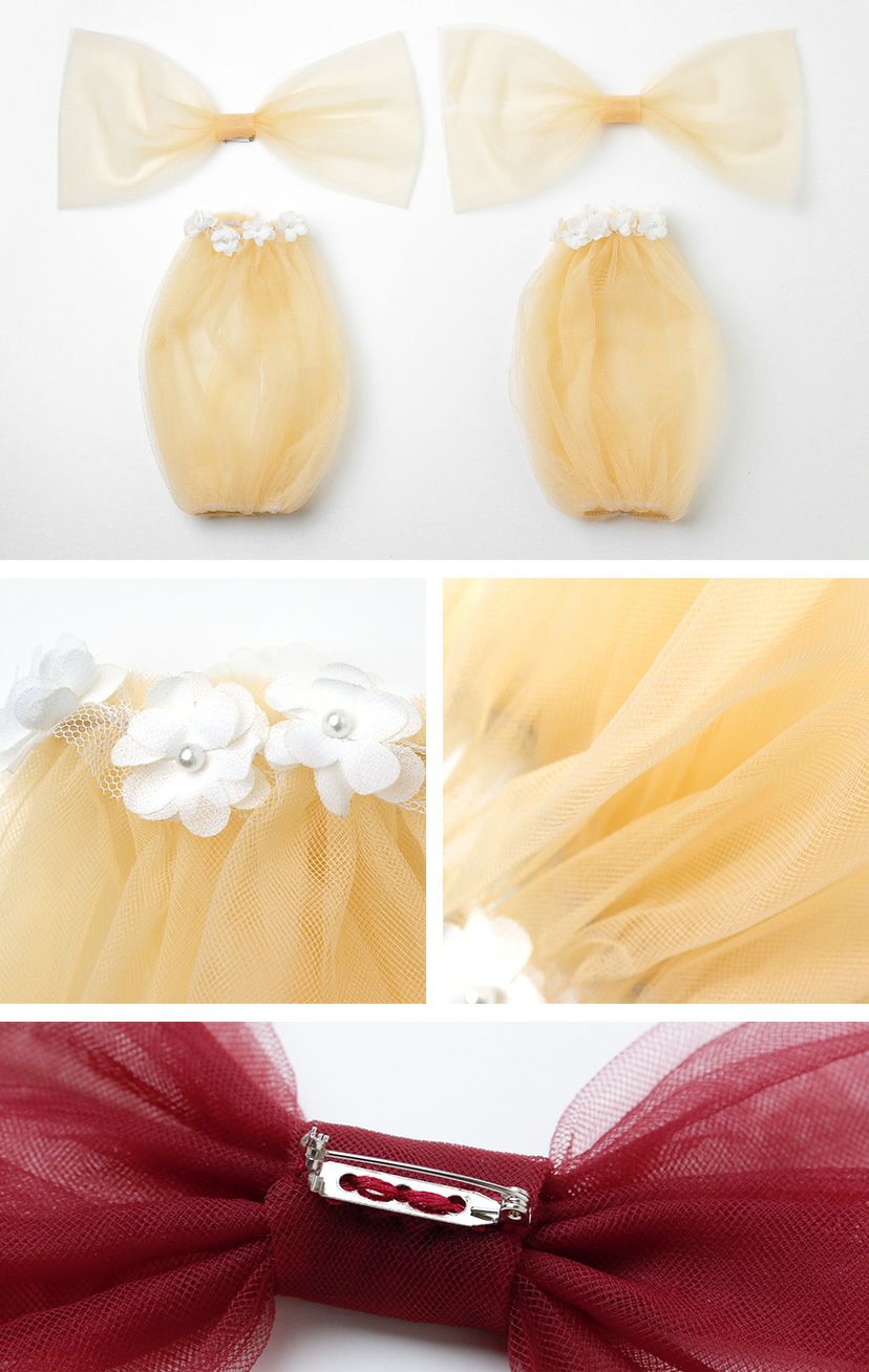 ふわふわつけ袖　リッチ映え！発表会や結婚式におしゃれなレースやチュールの付け袖　キッズドレススタイルをエレガントにアップデート