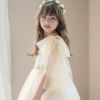 ふわふわつけ袖　リッチ映え！発表会や結婚式におしゃれなレースやチュールの付け袖　キッズドレススタイルをエレガントにアップデート
