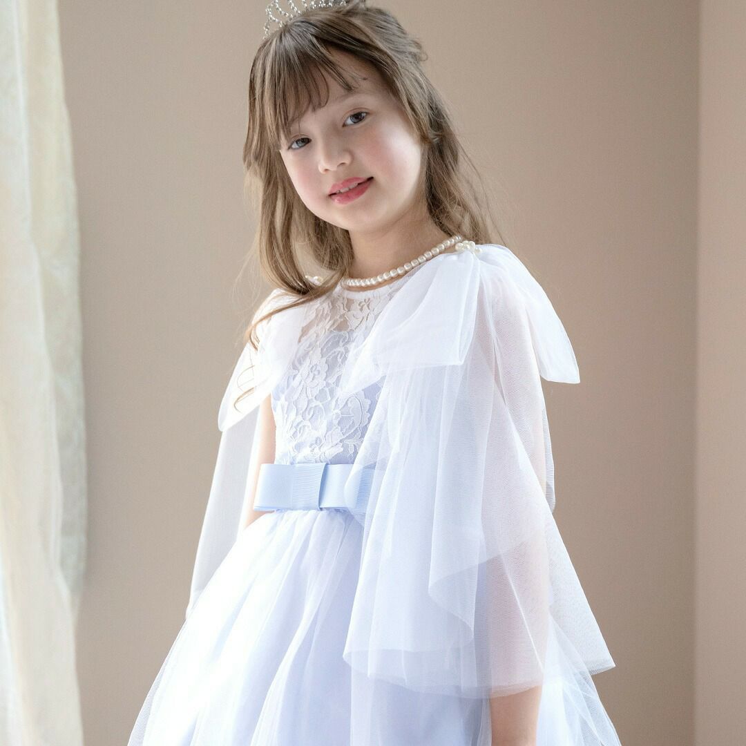 ふわふわつけ袖　リッチ映え！発表会や結婚式におしゃれなレースやチュールの付け袖　キッズドレススタイルをエレガントにアップデート