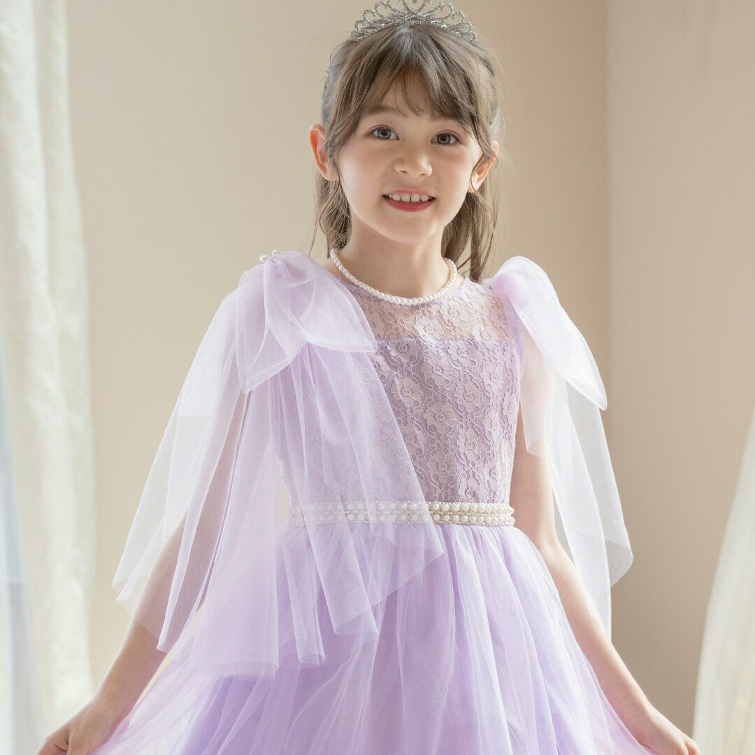 ふわふわつけ袖　リッチ映え！発表会や結婚式におしゃれなレースやチュールの付け袖　キッズドレススタイルをエレガントにアップデート