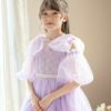 ふわふわつけ袖　リッチ映え！発表会や結婚式におしゃれなレースやチュールの付け袖　キッズドレススタイルをエレガントにアップデート