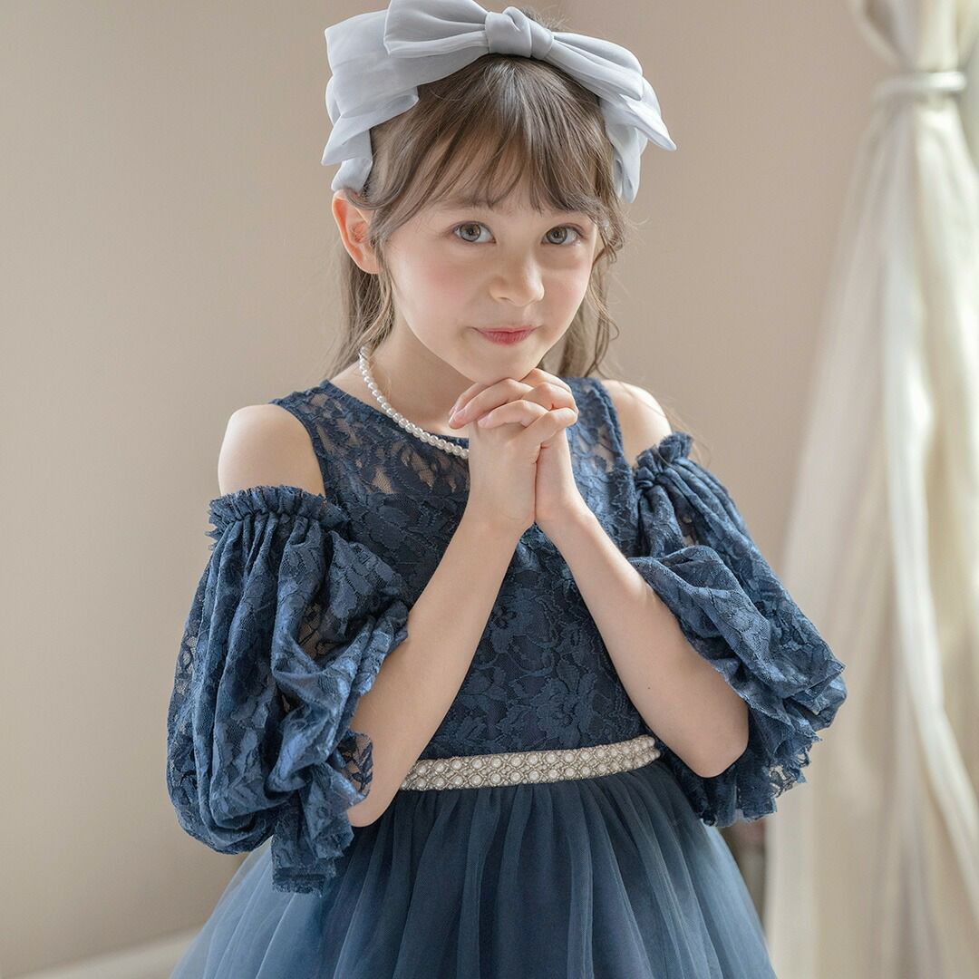 ふわふわつけ袖　リッチ映え！発表会や結婚式におしゃれなレースやチュールの付け袖　キッズドレススタイルをエレガントにアップデート
