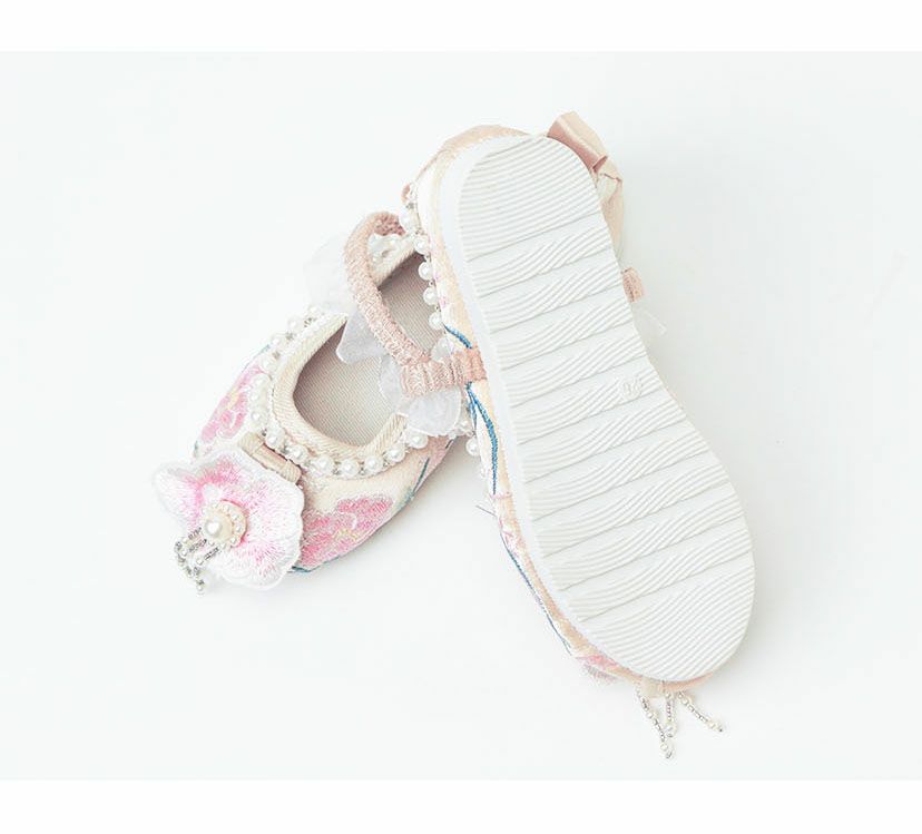 刺繍シューズ七五三草履代わりに履く靴履物和装アクセサリー