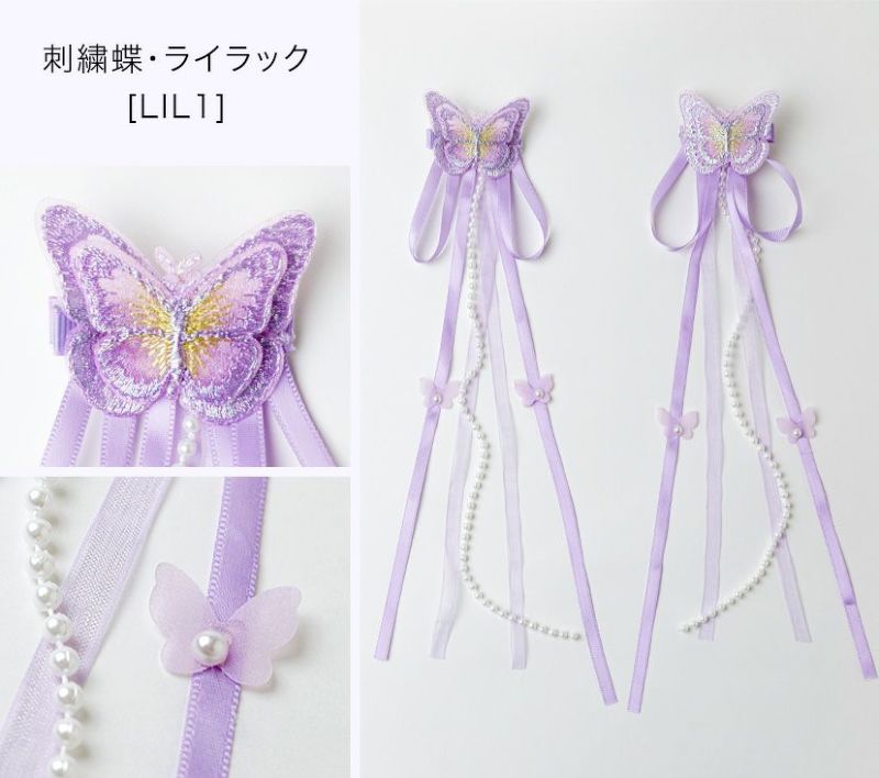 B-02 ぷっくりリボン ヘアクリップ 髪飾り ネイビー B-02 ぷっくりリボン ヘアクリップ 髪飾り ネイビー