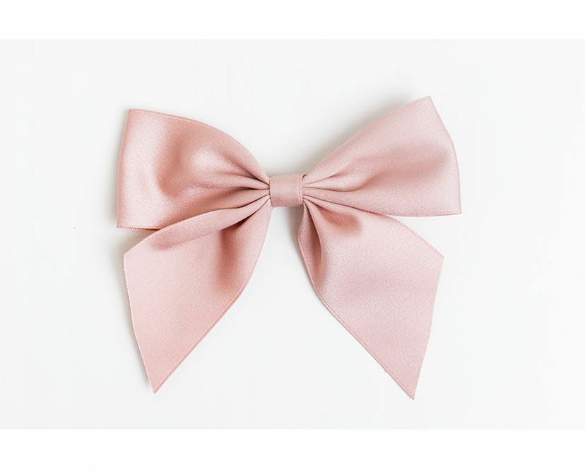 マットサテンリボンヘアクリップ女の子キッズキャサリンコテージ