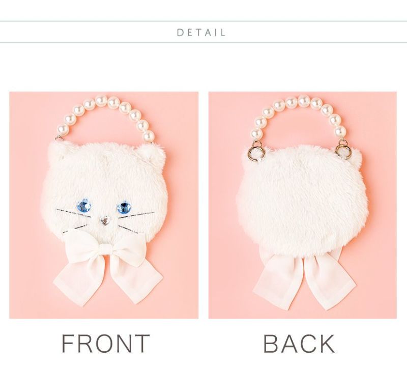 猫バッグ超おっきい子 白猫 bag♡K507 | luvxy