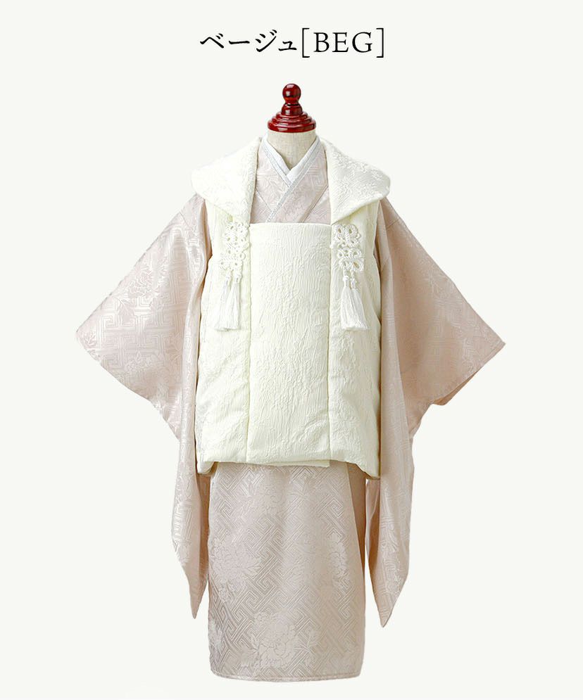 100cm 着物ワンピース＋被布セット プリンセス 草履スリッポン 七五三 