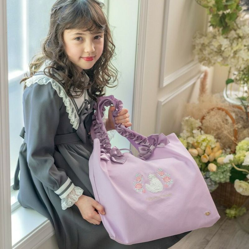 たまにゃん⭐︎レッスンバッグ等3点⭐︎女の子入園入学グッズ⭐︎ハンドメイド New▷ 大きめ レッスンバッグ 5点 セット 入園 入学 グッズ