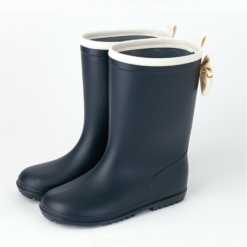 雨の日のおしゃれの味方！バックリボンがかわいいレインブーツ,ミントグリーン,ライラック,紺/DE015