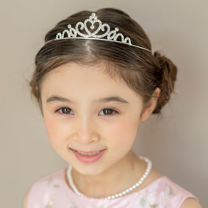 キッズプリンセスティアラ カチューシャティアラ ヘアアクセサリー ヘッドアクセサリー