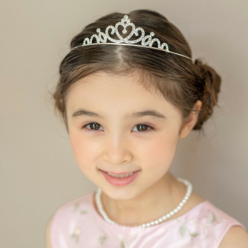 キッズプリンセスティアラ カチューシャティアラ ヘアアクセサリー ヘッドアクセサリー