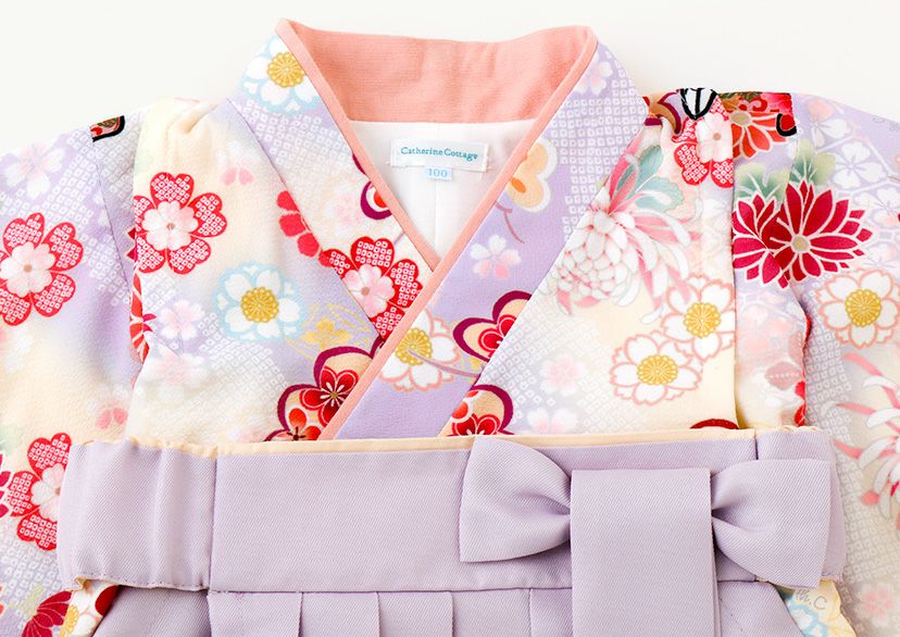 ひな祭り桃の節句ベビー服袴ロンパース女の子[708090cmお宮参りピンク紫はかま和服お宮参りお食い初めカバーオール花柄矢絣うさぎ和装初節句七五三結婚式0才1才2才出産祝いギフト]